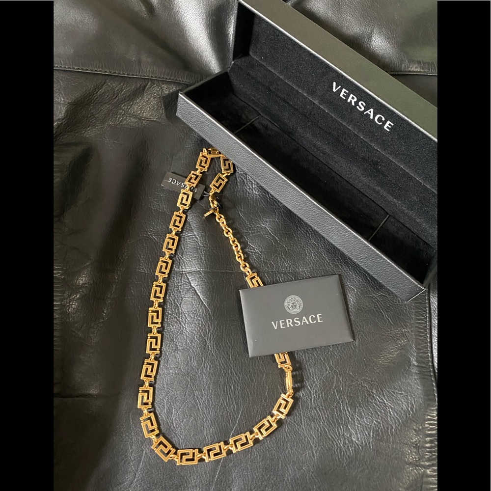 Versace chain / necklace linked greca pattern